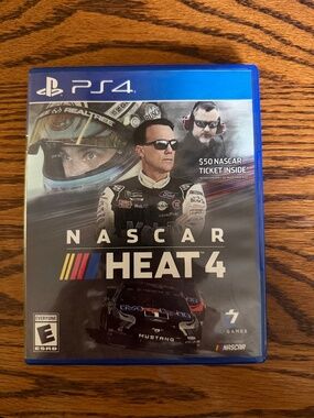 NASCAR Heat 4 Sony PlayStation 4 PS4 No Manual Tested EUC